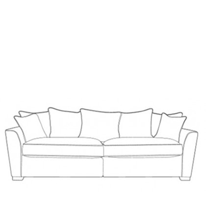 Hannah 4 Seater Sofa in Fabric Hannah 4 Seater Sofa in Fabric