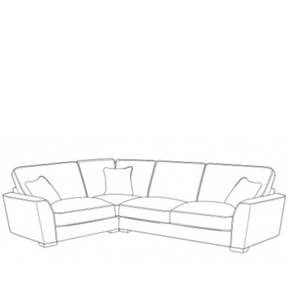 Hannah Corner Sofa (LH1/COR/RH2) in Fabric