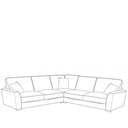 Hannah Corner Sofa (LH2/COR/RH2) in Fabric