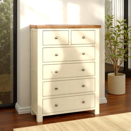 Arundel Ivory 2 Over 4 Chest