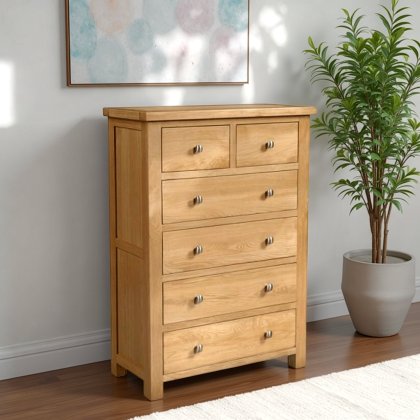 Arundel LightOak 2 Over 4 Chest