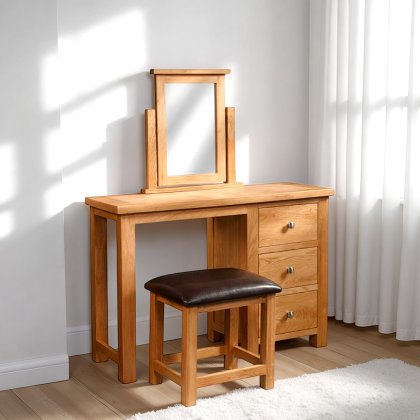 Arundel LightOak Dressing Table Stool