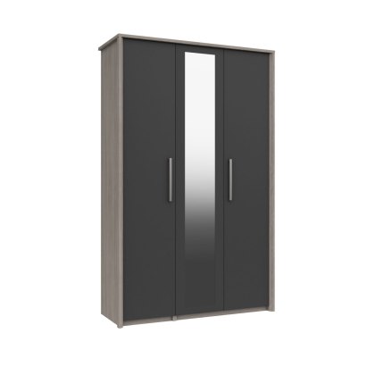 Foxbury Tall 3 Door Robe with Mirror