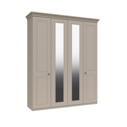 Horton Tall 4 Door Robe with 2 Mirrors