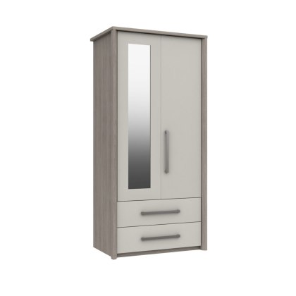 Foxbury 2 Door Combi Robe with Mirror