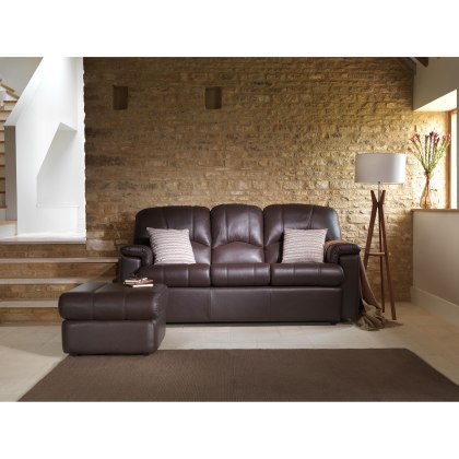 G Plan Chloe 3 Seater Sofa in Leather