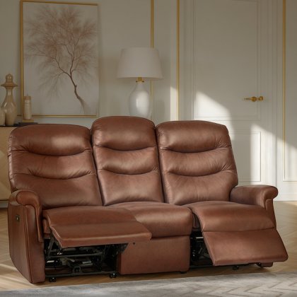 Celebrity Hollingwell 3 Seater Recliner Sofa in Leather Celebrity Hollingwell 3 Seater Recliner Sofa in Leather