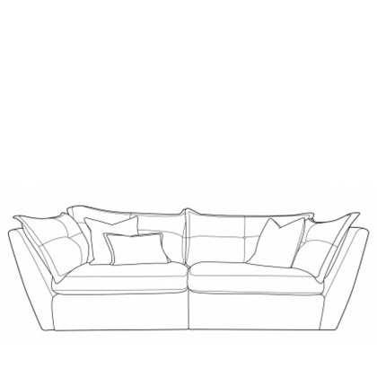 Mason 4 Seater Sofa in Fabric Mason 4 Seater Sofa in Fabric