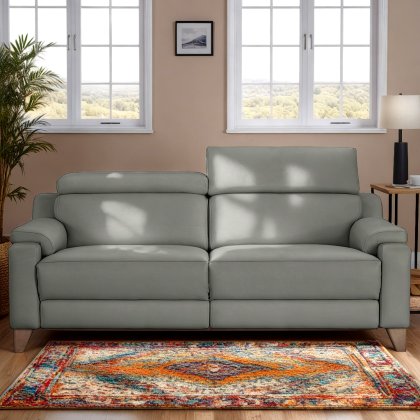 Evolution Design 1701 Large 2 Seater Sofa in Leather Evolution Design 1701 Large 2 Seater Sofa in Leather