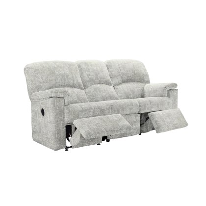 G Plan Chloe 3 Seater Double Recliner in Fabric