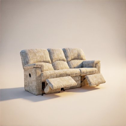 G Plan Chloe 3 Seater Double Recliner in Fabric