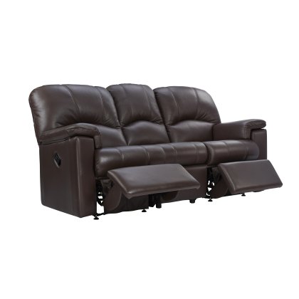 G Plan Chloe 3 Seater Double Recliner in Leather