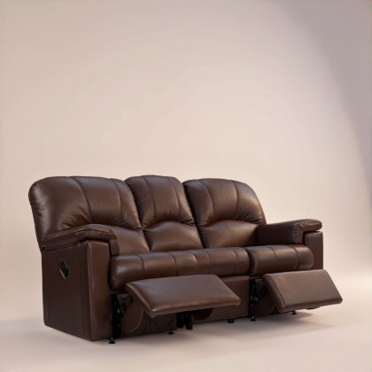 G Plan Chloe 3 Seater Double Recliner in Leather