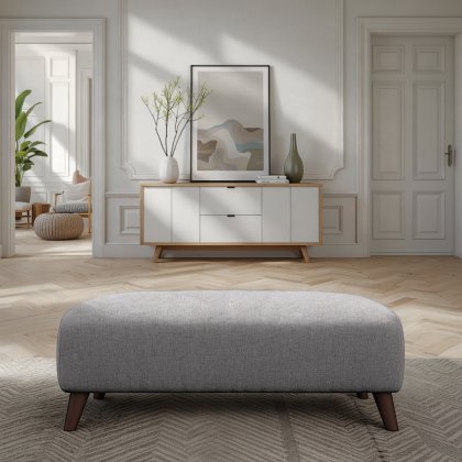 Harlow Patterned Bench Stool