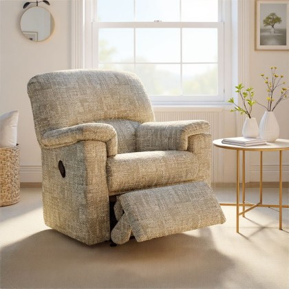 G Plan Chloe Small Recliner Chair in Fabric G Plan Chloe Small Recliner Chair in Fabric