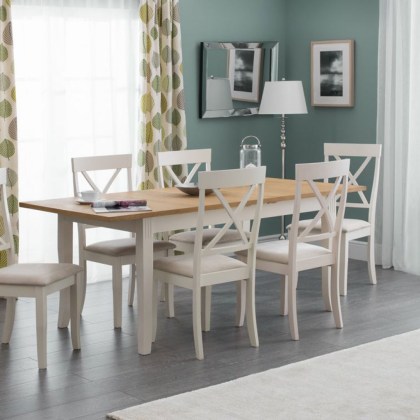 Hadspen Extending Dining Table Oak and Ivory Hadspen Extending Dining Table Oak and Ivory