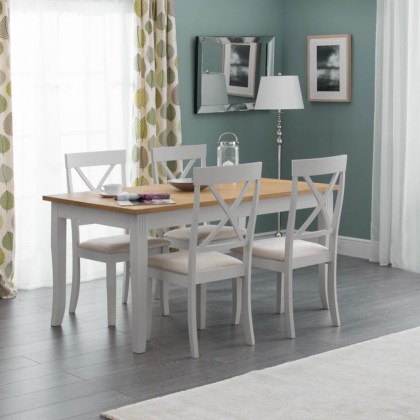 Hadspen Dining Table Oak and Elephant Grey Hadspen Dining Table Oak and Elephant Grey