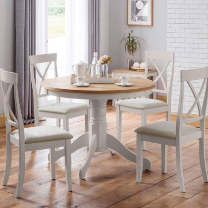 Hadspen Pedelstal Dining Table Oak and Elephant Grey Hadspen Pedelstal Dining Table Oak and Elephant Grey