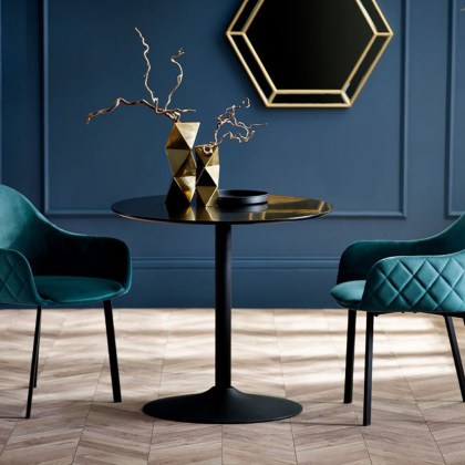 Bistro I 80cm Round Black Table Bistro I 80cm Round Black Table