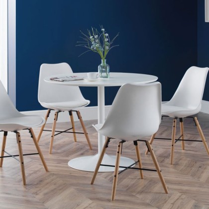 Bistro II 100cm Round White Table Bistro II 100cm Round White Table