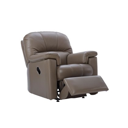 G Plan Chloe Small Recliner Chair in Leather