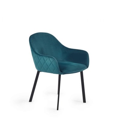 Bistro Chair in Teal Fabric