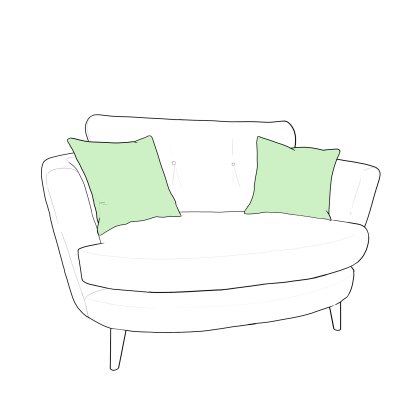 Atlas Oval Cuddler Foam