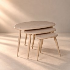 Ercol Collection Pebble Nest of Tables Ercol Collection Pebble Nest of Tables