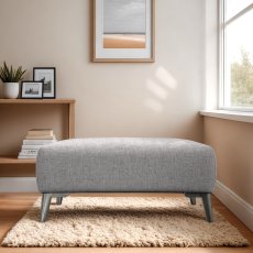 Whitemeadow Margo Stool in Pattern Fabric