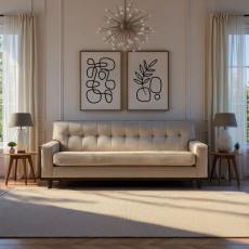 G Plan Vintage Agatha 4 Seater Sofa In Fabric