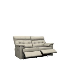 Laurie Reclining 2 Seater Sofa DBL In Leather