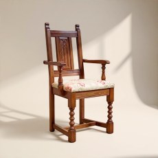 Old Charm Carver Chair 2287 in Fabric Old Charm Carver Chair 2287 in Fabric