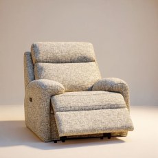 G Plan Hardy Power Recliner Chair Head Rest and Lumbar In Fabric
