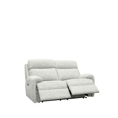 G Plan Hardy 2 Seater Power Recliner Sofa Head Rest and Lumbar In Fabric