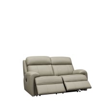 G Plan Hardy 2 Seater Power Recliner Sofa Head Rest and Lumbar In Leather