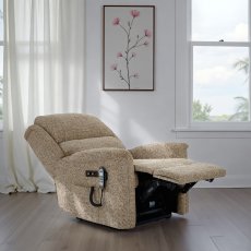 Farndon Standard Single Motor Recliner With HeadRest and Lumbar