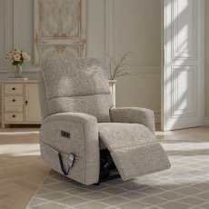 Southwell Standard Single Motor Recliner With HeadRest and Lumbar Southwell Standard Single Motor Recliner With HeadRest and Lumbar