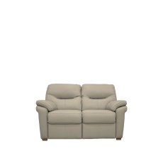 G Plan Seattle 2 Seater Sofa with Show Wood in Leather