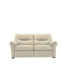 G Plan Seattle 2.5 Seater Sofa with Show Wood in Leather
