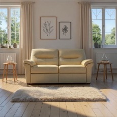 G Plan Seattle 2.5 Seater Sofa with Show Wood in Leather G Plan Seattle 2.5 Seater Sofa with Show Wood in Leather