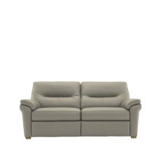 G Plan Seattle 3 Seater Sofa with Show Wood in Leather