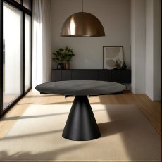 Sintered 85cm -135cm Extending Round Dining Table Sintered 85cm -135cm Extending Round Dining Table