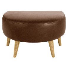 Ercol Hug Footstool In Leather