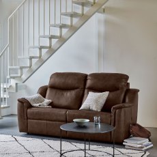 G Plan Firth 2 Seater Sofa in Leather