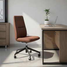 Stressless Mint High Back Home Office Chair in Fabric