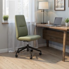 Stressless Mint High Back Home Office Chair in Leather