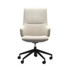 Stressless Mint High Back Home Office Chair With Arms in Fabric