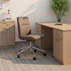 Stressless Mint Low Back Home Office Chair in Fabric