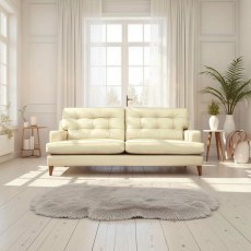 G Plan Vintage Amelia 4 Seater Sofa In Leather