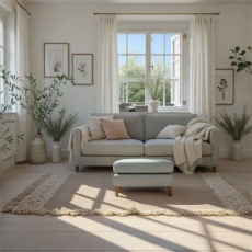 G Plan Vintage Amelia Footstool In Leather